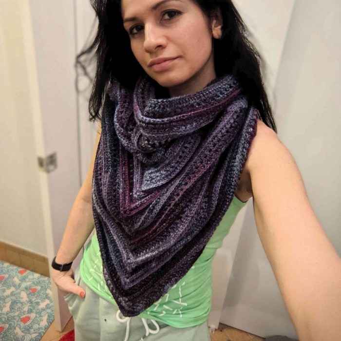 oleander hooded scarf