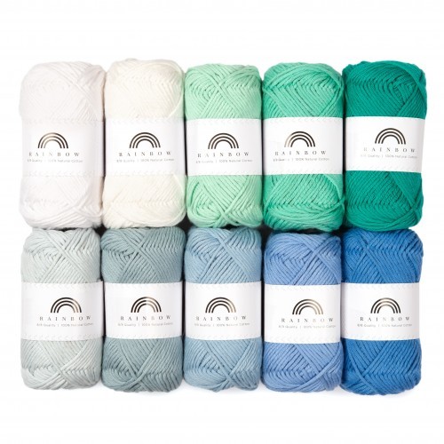 Hobbii - Rainbow Cotton 8/8 Color Bag (1-14) - Color Bag (07)