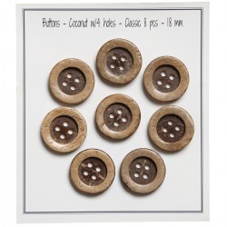 Boutons noix de coco - Classic