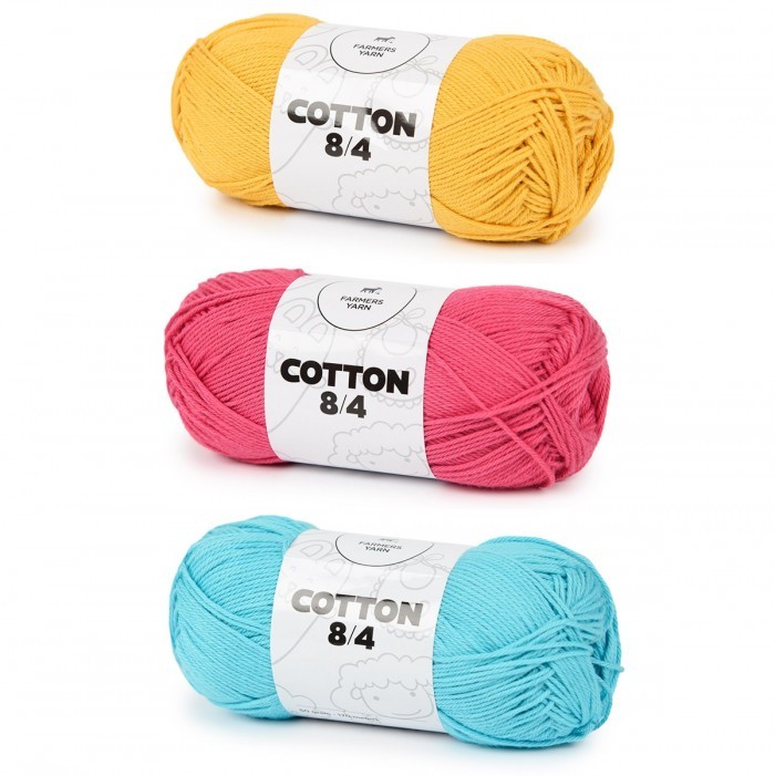 Farmer's Yarn Cotton 84 från Farmer's Yarn Farmer's Yarn Cotton 84 från Farmer's Yarn