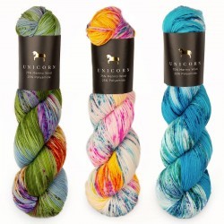 Blue Unicorn Handdyed Chunky Yarn – Pine Rose & Co.