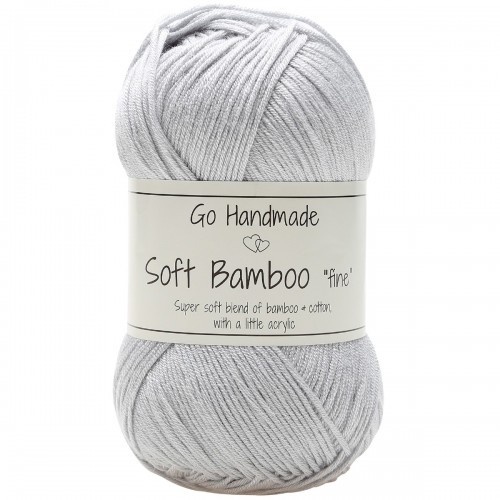 Go Handmade - Soft Bamboo Fine - Plata (17328)