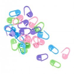 Stitch Markers w. lock - 25 pcs.