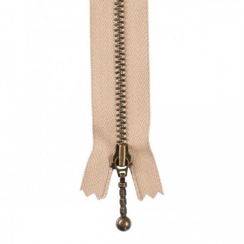 YKK - Deelbare rits - Beige