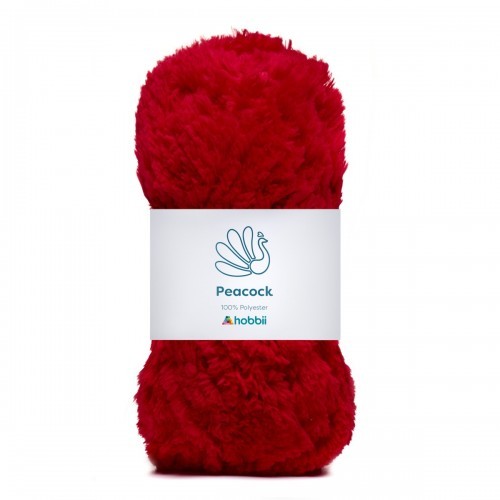 Hobbii - Peacock - Red (06)