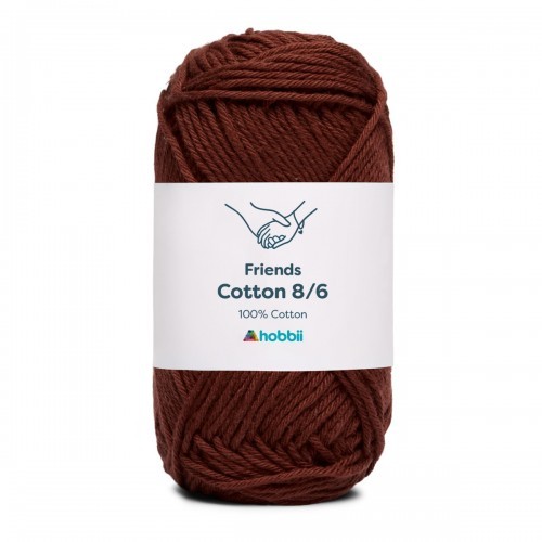 Friends - Friends Cotton 8/6 - Chocolate (12)