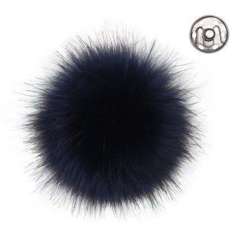 Go Handmade - Pompón - Azul Oscuro - 10 cm