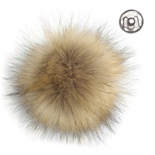 Go Handmade - Pompón - Natural - 13 cm