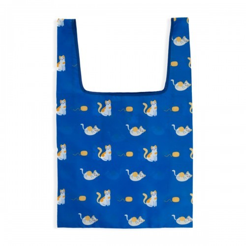 Hobbii - Borsa per la spesa richiudibile - Blue