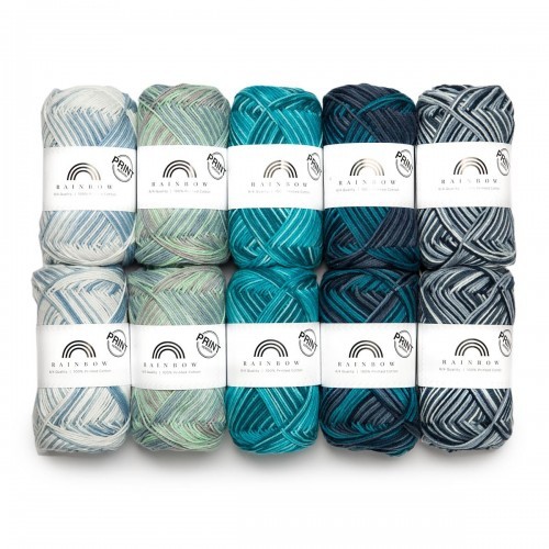 Hobbii - Rainbow Cotton 8/4 Print Color Pack - Print Color Pack (04)